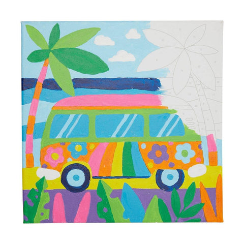 Van Vibes Colorific Canvas Paint By Number Kit - Butterbugboutique