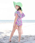 Violet Valley Ruffle One Piece Swimsuit - RuffleButts + RuggedButts
