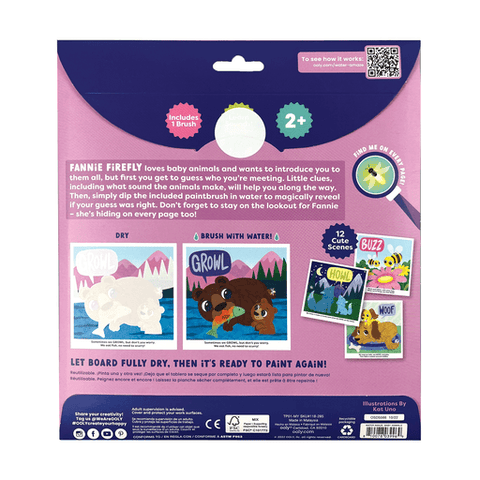 Water Amaze Water Reveal Boards - Baby Animals - OOLY