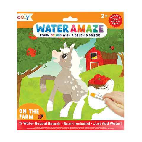 Water Amaze Water Reveal Boards (On The Farm) - OOLY