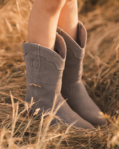 Western Boot | Dusty Blue - Rylee + Cru