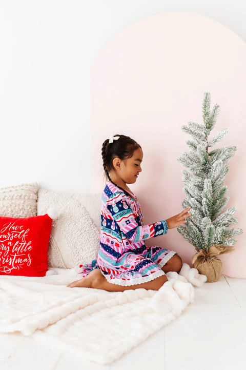 Whimsical Winters Girl's Nightgown - Kiki + Lulu