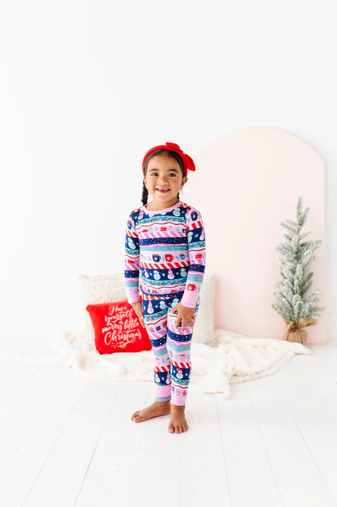 Whimsical Winters Kids Pajama Set - Kiki + Lulu