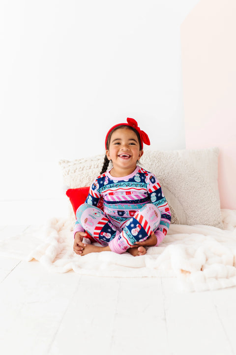 Whimsical Winters Kids Pajama Set - Kiki + Lulu