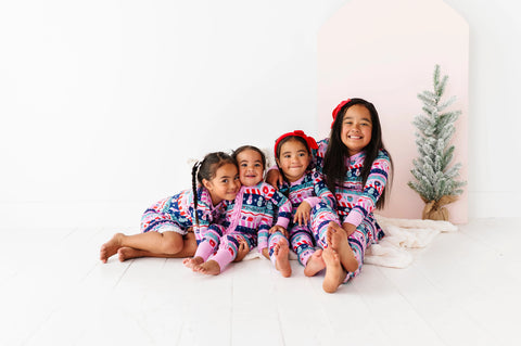 Whimsical Winters Kids Pajama Set - Kiki + Lulu