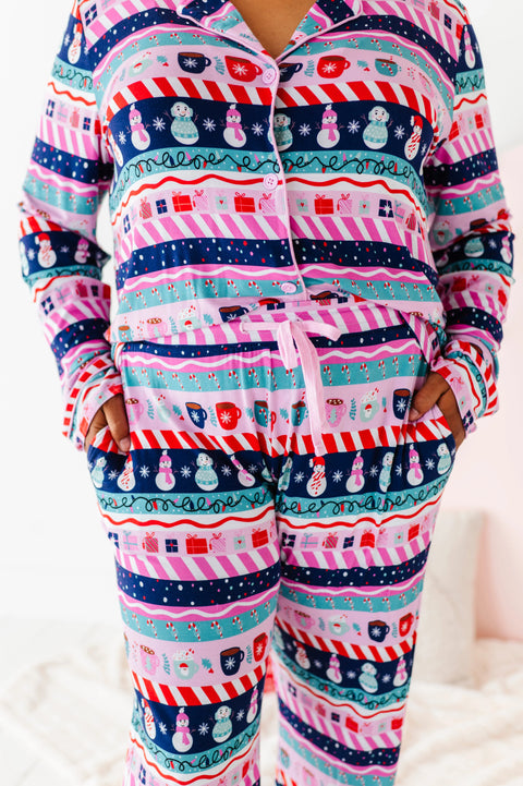 Whimsical Winters Women's Luxe Pajama Set - Kiki + Lulu