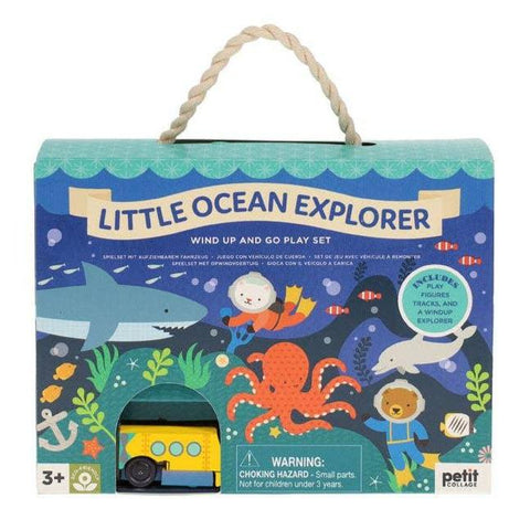 Wind Up + Go Play Set (Ocean Explorer) - Petit Collage