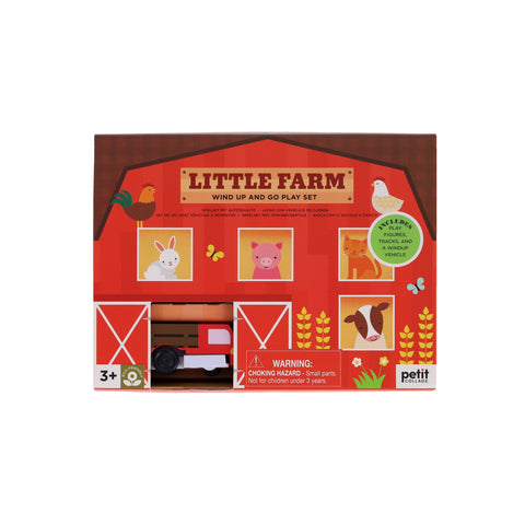 Wind Up + Go Playset (Little Farm) - Petit Collage