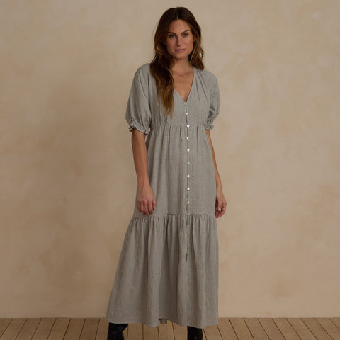 Womens Mandi Dress | Forest Gingham - Rylee + Cru