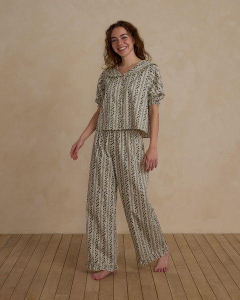 Womens Ruffle Pajamas | Vines - Rylee + Cru