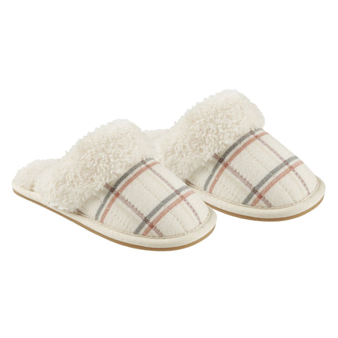 Womens Slippers | Holiday Plaid - Rylee + Cru