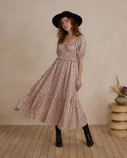 Womens Tenley Dress | Red Rose - Rylee + Cru