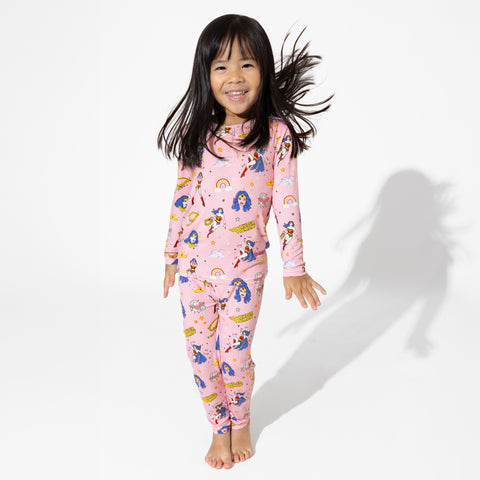 Wonder Woman Bamboo Kids Pajamas - Bellabu Bear