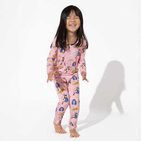 Wonder Woman Bamboo Kids Pajamas - Bellabu Bear