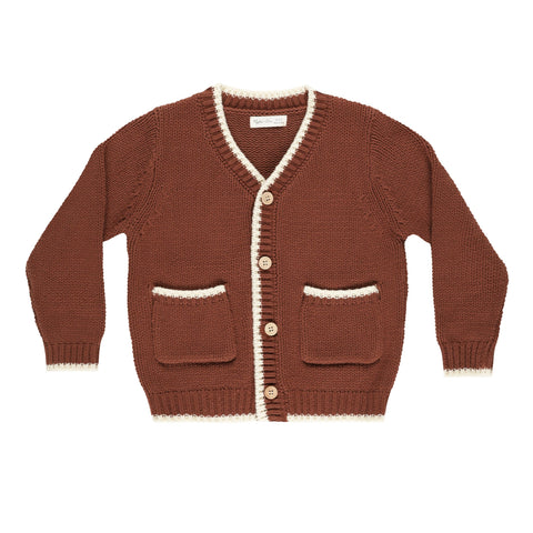 Wynn Cardigan | Brick - Rylee + Cru