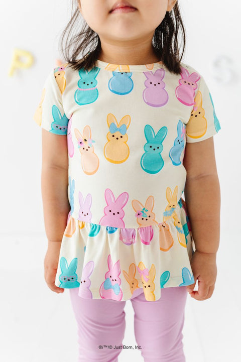 Pastel PEEPS™ Peplum Top