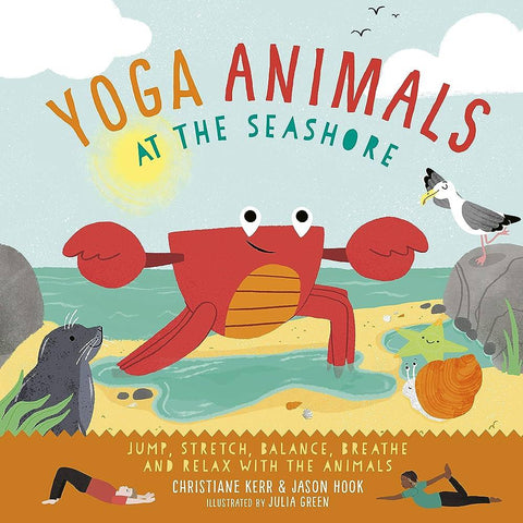 Yoga Animals at the Seashore Book - Butterbugboutique