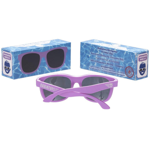 A Little Lilac - Navigator Kids Sunglasses - Butterbugboutique (7529962733826)