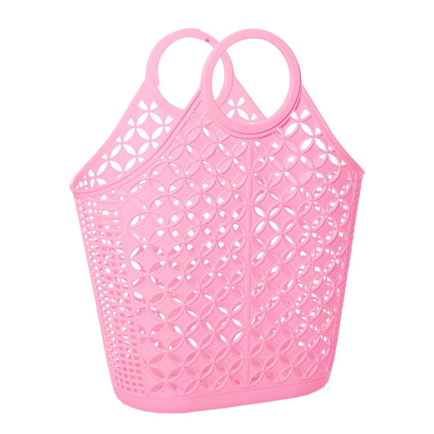 Sun Jellies-Atomic Tote Jelly Bag - Bubblegum Pink-#Butter_Bug_Boutique#