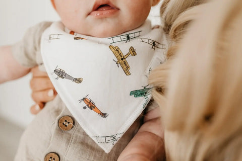 Copper Pearl-Baby Bandana Bibs - Ace-#Butter_Bug_Boutique#