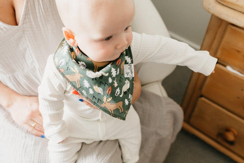 Baby Bandana Bibs - Atwood - Copper Pearl