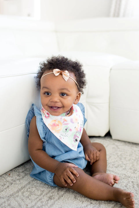 Baby Bandana Bibs - Bloom - Copper Pearl