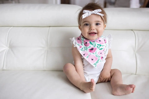 Baby Bandana Bibs - Bloom - Copper Pearl