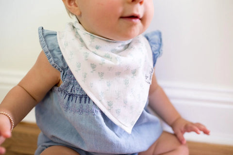 Baby Bandana Bibs - Claire - Butterbugboutique