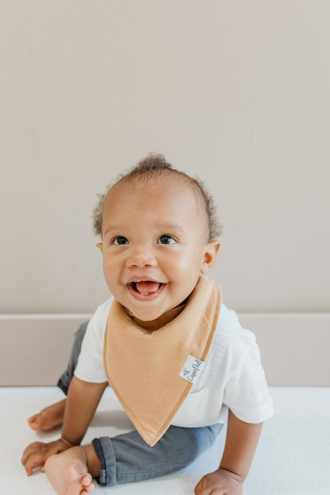 Copper Pearl-Baby Bandana Bibs - Dune-#Butter_Bug_Boutique#