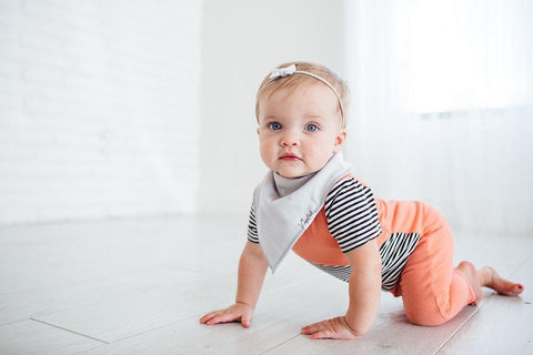 Baby Bandana Bibs - Grey Basics - Copper Pearl