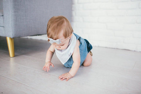 Baby Bandana Bibs - Grey Basics - Copper Pearl