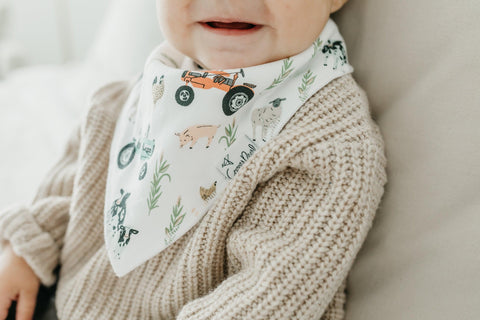 Baby Bandana Bibs - Jo - Copper Pearl