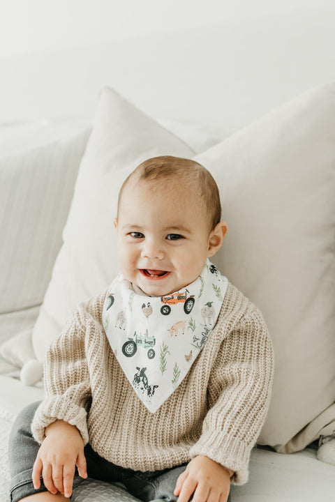 Baby Bandana Bibs - Jo - Copper Pearl