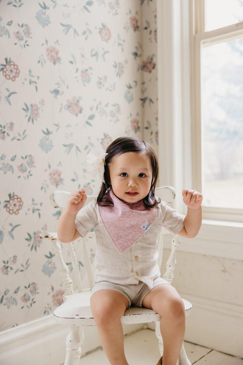 Baby Bandana Bibs - Lacie - Copper Pearl