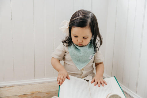 Baby Bandana Bibs - Lacie - Copper Pearl