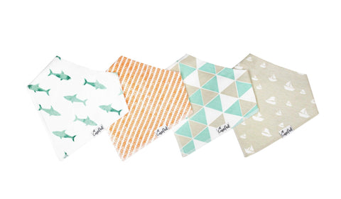 Baby Bandana Bibs - Pacific - Copper Pearl