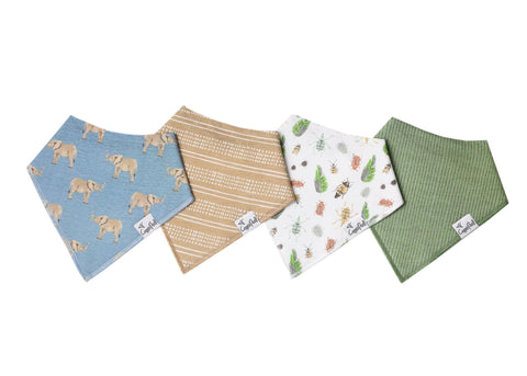 Baby Bandana Bibs - Peanut - Copper Pearl