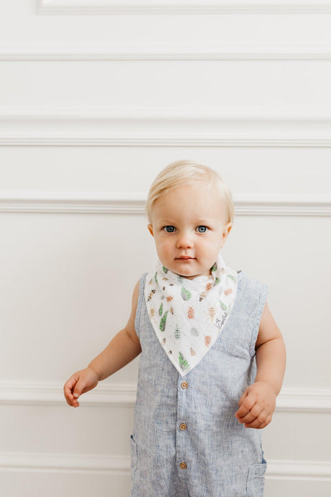 Baby Bandana Bibs - Peanut - Copper Pearl