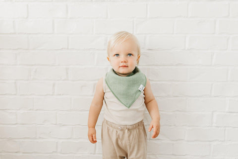 Baby Bandana Bibs - Peanut - Copper Pearl