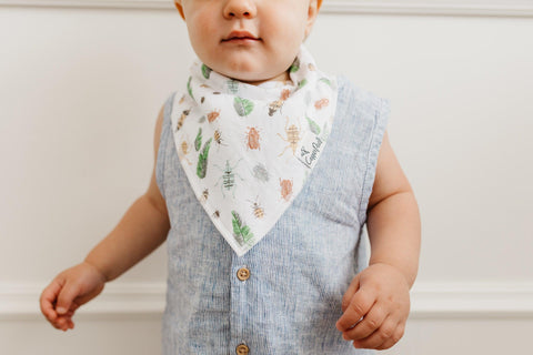 Baby Bandana Bibs - Peanut - Copper Pearl