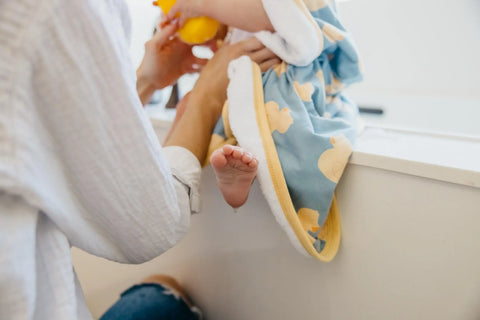 Baby Hooded Towel - Ducky - Copper Pearl