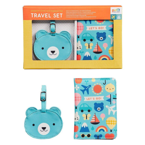 Mudpuppy-Baby Travel Set Passport + Luggage Tag-#Butter_Bug_Boutique#