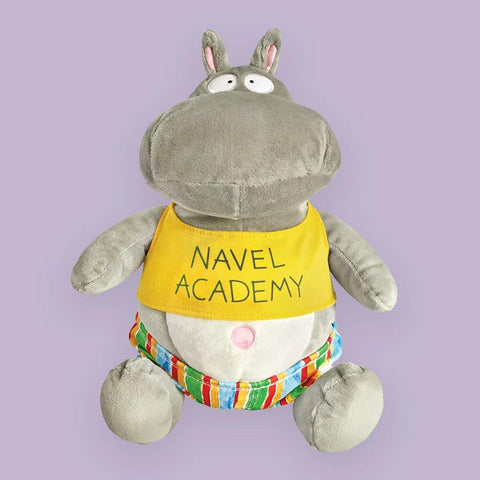 Merry Makers-Belly Button Hippo 10" Plush-#Butter_Bug_Boutique#
