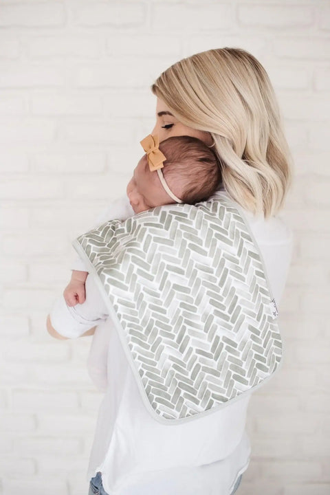 Copper Pearl-Premium Burp Cloths - Alta-#Butter_Bug_Boutique#