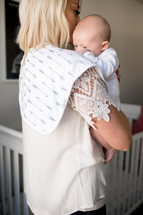 Burp Cloth Set - Archer - Copper Pearl