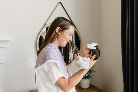 Burp Cloth Set - Lacie - Copper Pearl