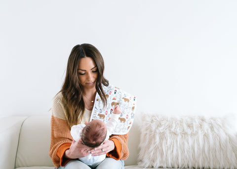 Burp Cloth Set - Lumberjack - Copper Pearl