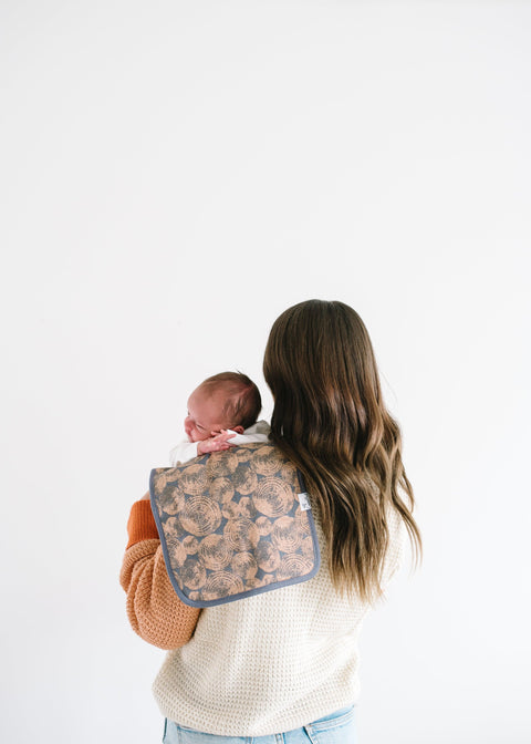 Burp Cloth Set - Lumberjack - Copper Pearl