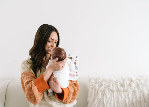 Burp Cloth Set - Lumberjack - Copper Pearl