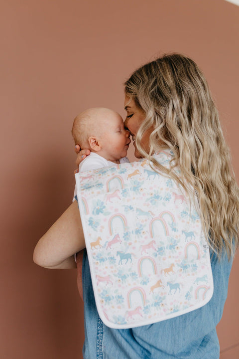 Burp Cloth Set - Whimsy - Copper Pearl